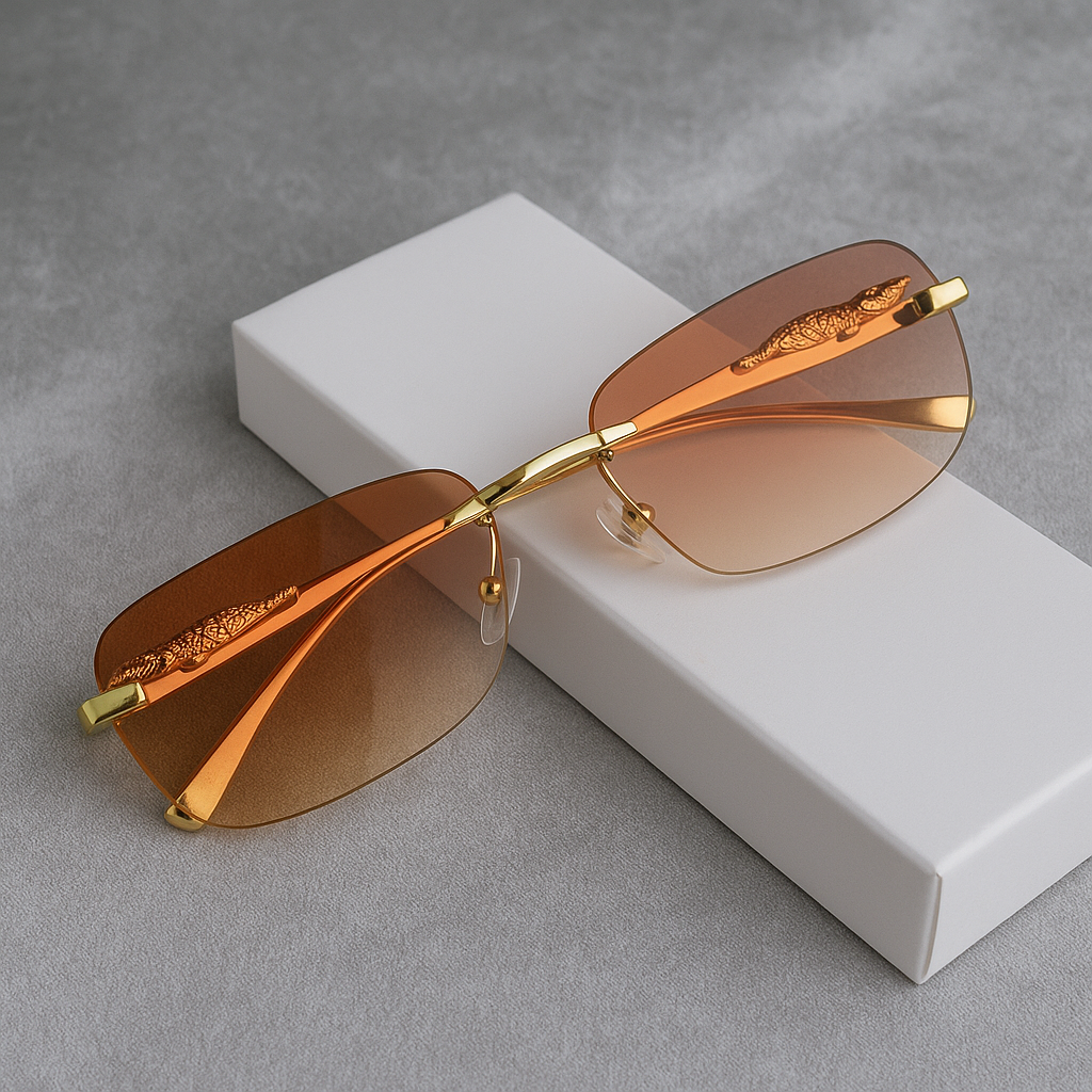 Sonnenbrille - Hell/Braun
