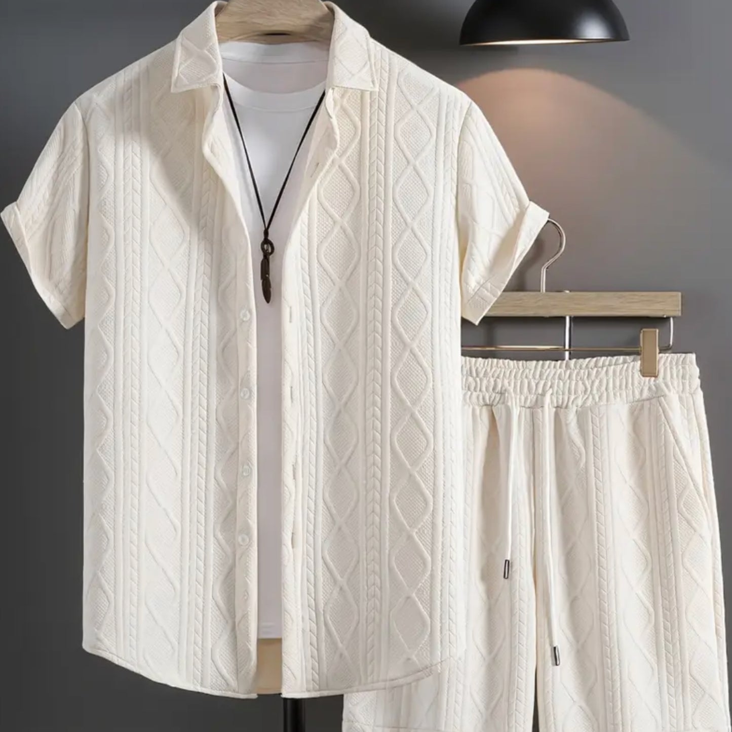 Sommer Set - Hemd + Shorts weiß
