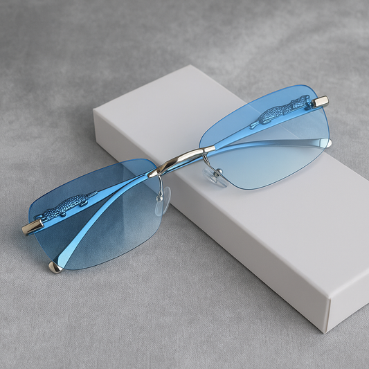 Sonnenbrille - Hell/Blau
