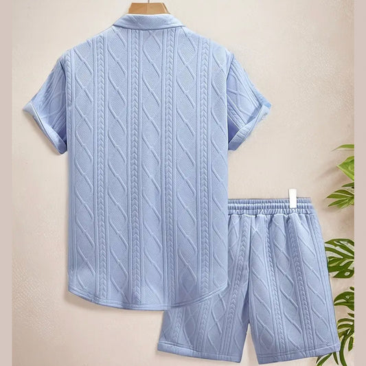 Sommer Set - Hemd + Shorts Blau