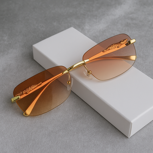 Sonnenbrille - Hell/Braun