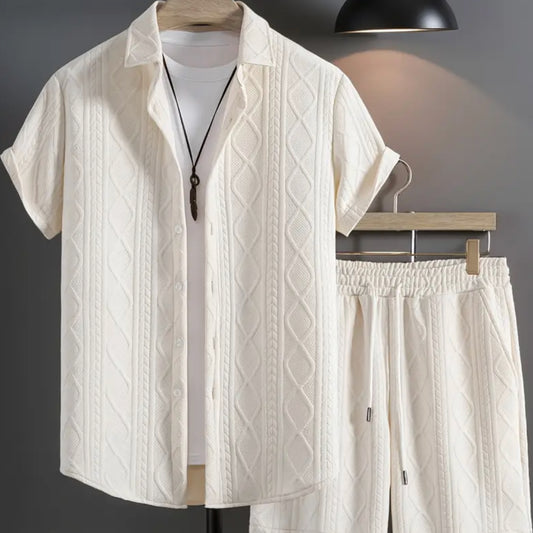 Sommer Set - Hemd + Shorts weiß